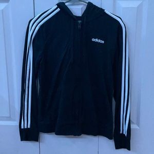 Adidas black jacket size small